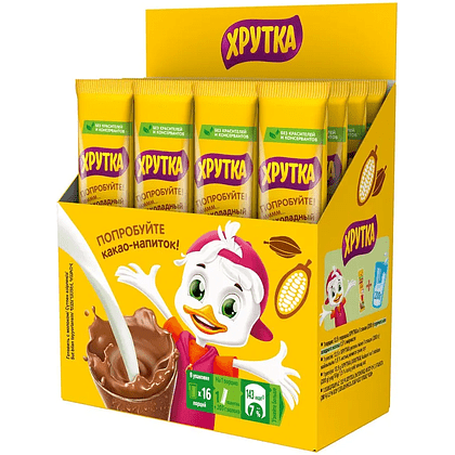 Какао-напиток "Хрутка", 13.5 гр, 16 шт - 2