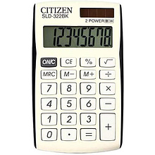 Калькулятор карманный Citizen "SLD-322BK", 8-разрядный, черный