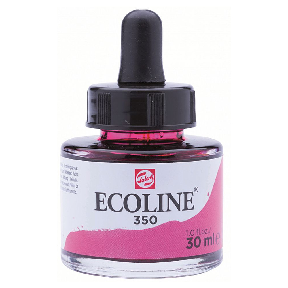 Жидкая акварель "ECOLINE", 350 фуксия, 30 мл