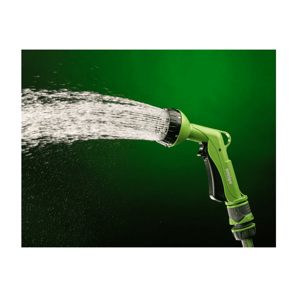 Комплект поливочный Amigo Grande "79234", 1/2", 6 фунций, пластик, зеленый, черный - 11