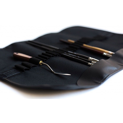 Пенал-органайзер "Малевичъ" для кистей, 34х48, черный - 2
