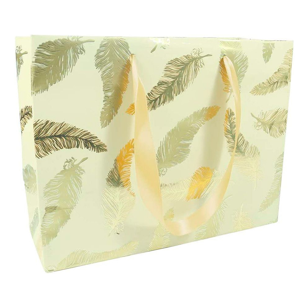 Пакет бумажный подарочный "Treasure", 32x13x24.5 см, разноцветный