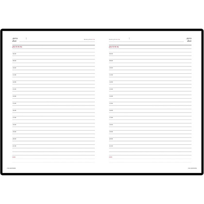 Ежедневник недатированный "Sidney Nebraska", А5, 272 страницы, зеленый - 2