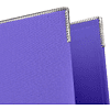 Папка-регистратор "Yesli:", А4, 75 мм, ПВХ, фиолетовый - 4
