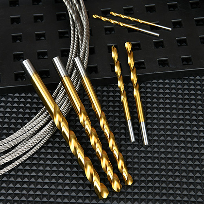 Набор сверл Deli YS EDH-MHZ015-ED4 по металлу, DIN 338, 135°, 1-15 мм, 15 шт., золотой - 2