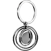 Брелок "Кольца", серебристый - 3