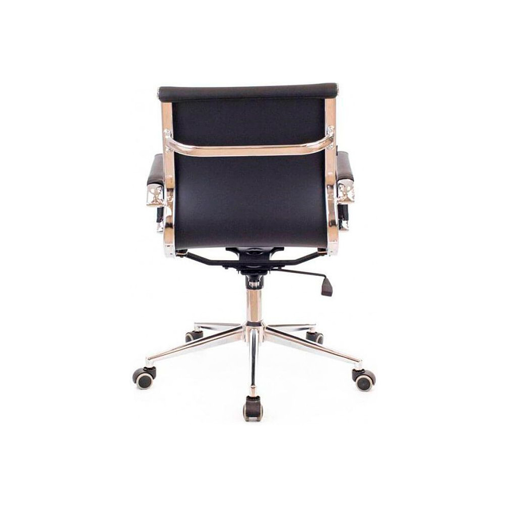 Кресло для руководителя EVERPROF "Leo", экокожа, металл, черный - 3