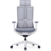 Кресло для руководителя SitZone E-303-001A-P1-WH сетка, серый - 2