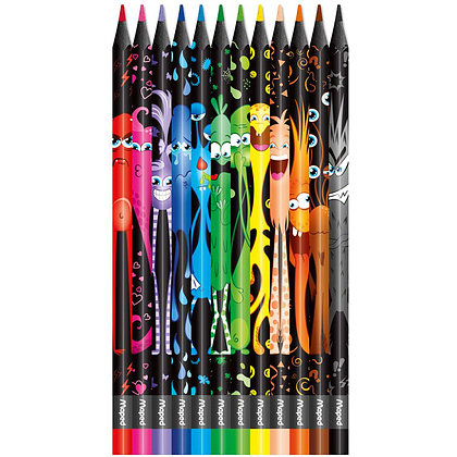 Цветные карандаши Maped "Color' Peps Monster", 12 цветов - 2