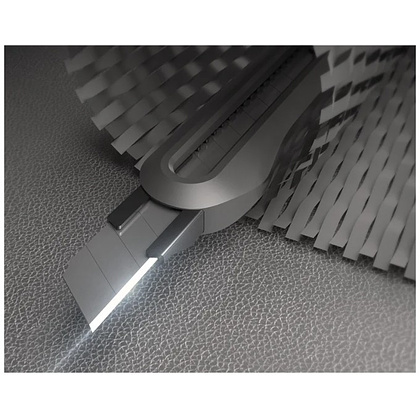 Нож строительный Deli HS HT4009C, 9 мм, Soft Touch, оранжевый - 3