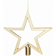 Верхушка елочная "Звезда", золотистый