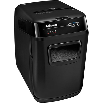 Уничтожитель Fellowes AutoMax 150C, автоподача, DIN P-4, 4х38мм, 150 листов, авто, 32 литра - 2