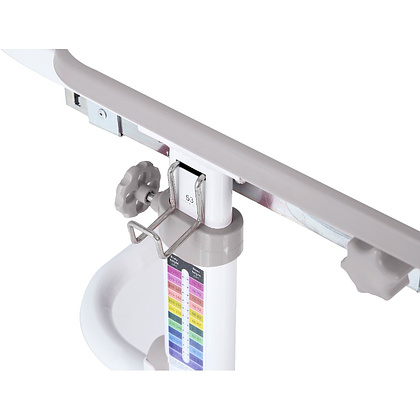 Комплект растущей мебели Fundesk "Cubby Botero": парта, стул, подставка для книг, LED-лампа, серый - 14