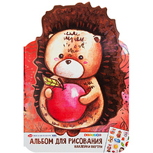Альбом для рисования "Цветик" с наклейками