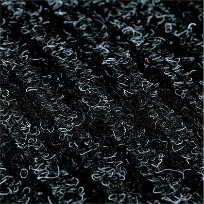 Коврик придверный "OfficeClean", 40х60 см, ребристый, черный - 3