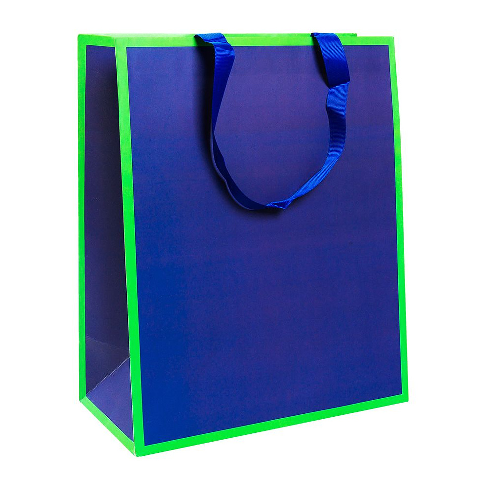 Пакет подарочный бумажный "Цветная классика", ассорти - 2