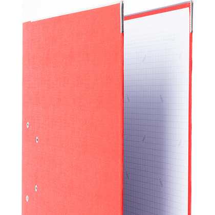 Папка-регистратор "Deli", А4, 75 мм, красный - 2