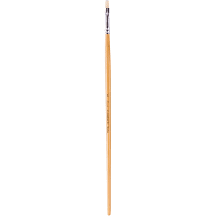 Кисть "Сонет", щетина, плоская, на длинной ручке, №1