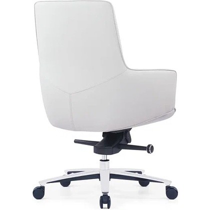 Кресло для руководителя SitZone CH-500B, кожа, алюминий, белый, -30% - 4