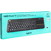 Клавиатура Logitech "Wireless Touch Keybord K400 plus", радио, беспроводная, черный - 2