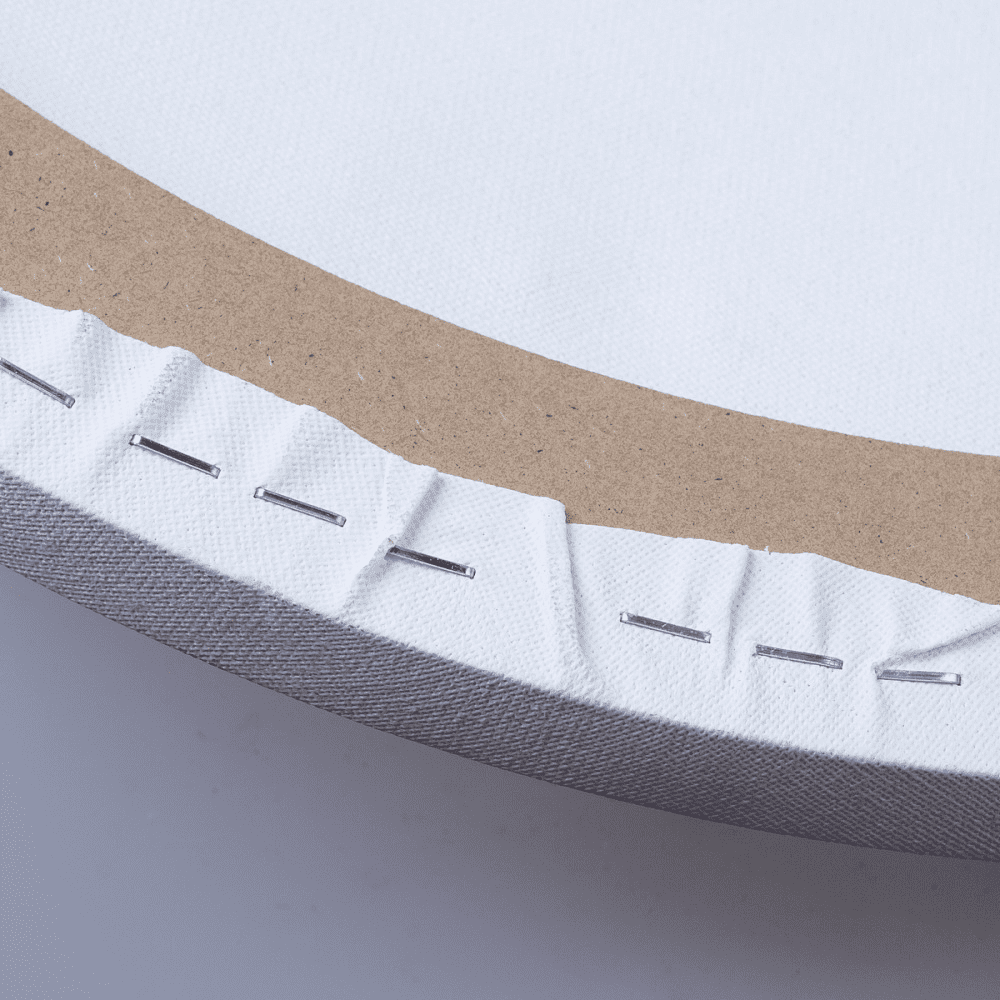 Холст на подрамнике круглый "Сонет", 50 см, хлопок, 280 г/м2, среднее зерно - 4