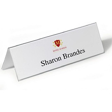 Бейдж настольный, 105x210x297 мм, прозрачный