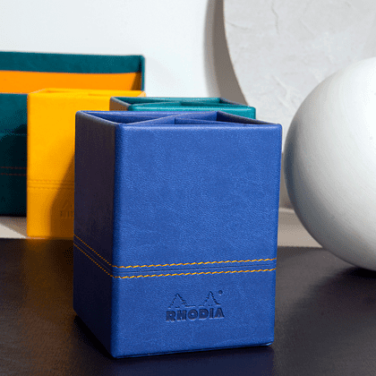 Карандашница "Rhodiarama", 80x80x110 мм, сапфировый - 4