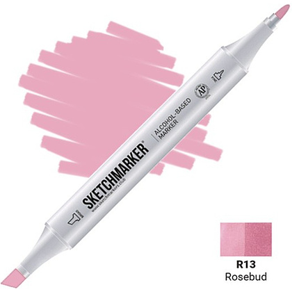 Маркер художественный "Sketchmarker", двухсторонний, R13 бутон розы