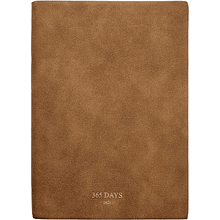 Ежедневник датированный "365days", А5, 352 страницы, темно-коричневый, 2026