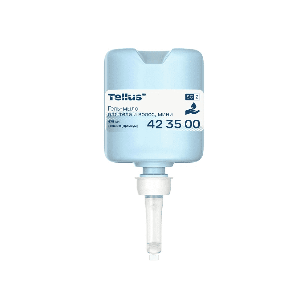 Мыло-гель Tellus Премиум для тела и волос, 475 мл, SC2 мини - 4