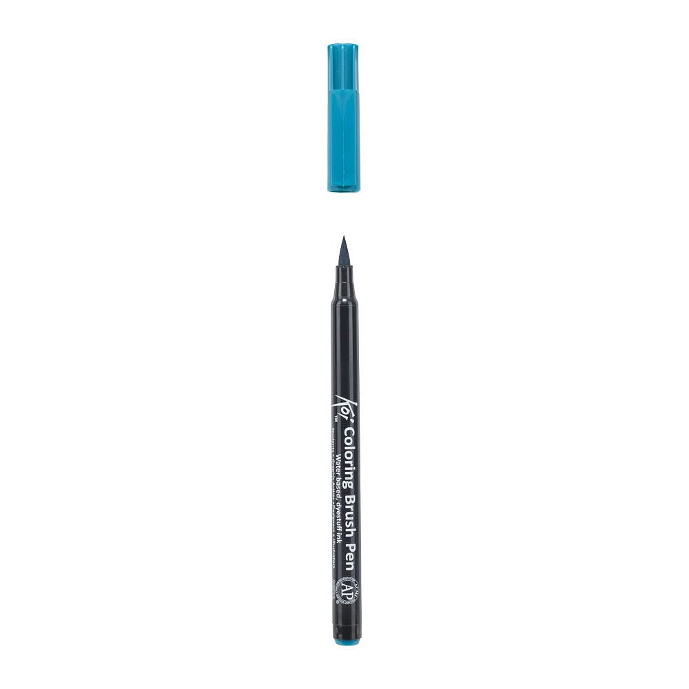 Маркер акварельный "Koi Color Brush", темно-зеленый - 3
