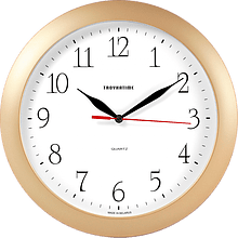 Часы настенные "966650", золотистый