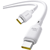 Кабель Baseus P10377704213-00, Silky Series Fast Charging Cable, Type-C to Type-C 100W, 1 м, Moon White - 3