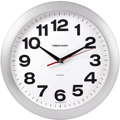 Часы настенные "9008256", серебристый