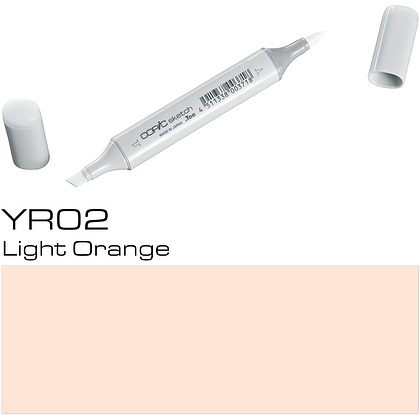 Маркер перманентный "Copic Sketch", YR02 светлый оранжевый