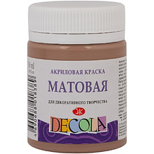 Краска акриловая матовая "Декола", 50 мл