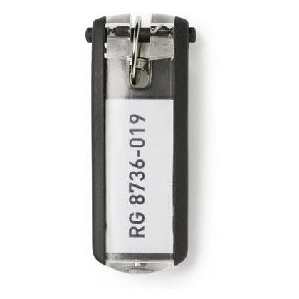 Брелок д/ключей "Key Clips" пласт., черный