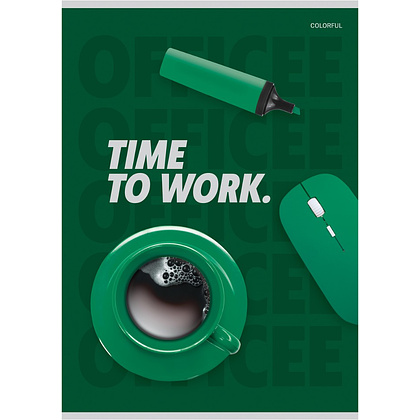 Тетрадь "Office", А4, 80 листов, клетка, ассорти - 4