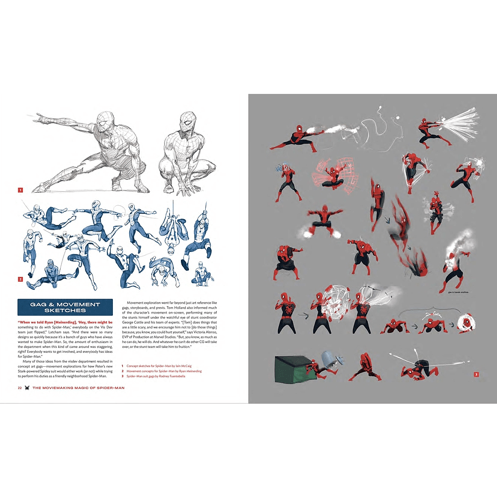 Книга на английском языке "Moviemaking Magic of Marvel Studios: Spider-Man", Roussos E. - 2