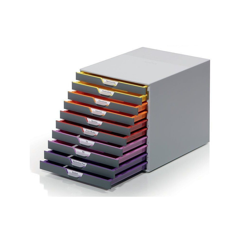 Блок из 10-ти лотков закрытый "Varicolor", 280x292x356 мм, (972507) - 2