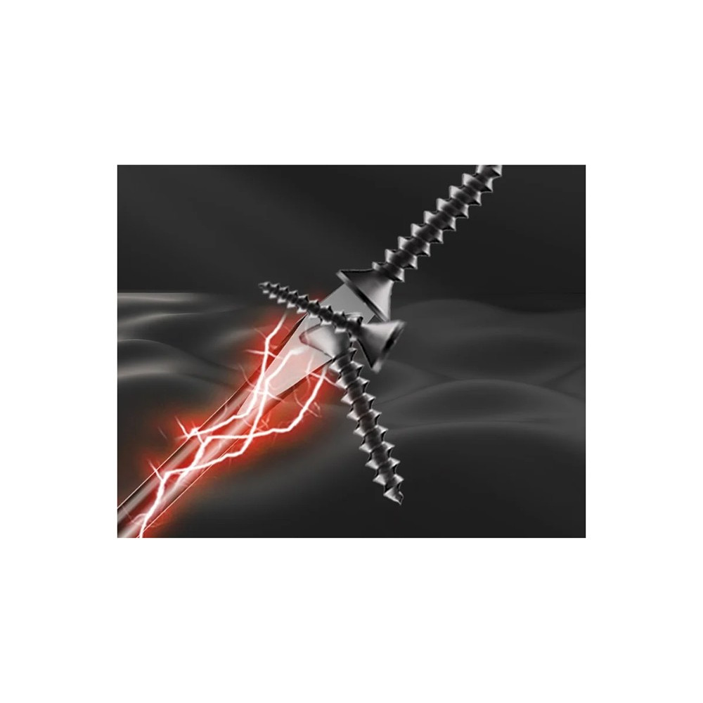 Набор отверток Deli HS HT1004L, 4 шт. ( PH1х100,PH2х150,SL5х100,SL6х150), Soft Touch, зеленый - 6