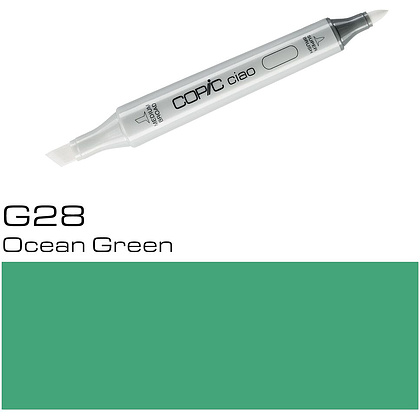 Маркер перманентный "Copic ciao", G-28 зеленый океан