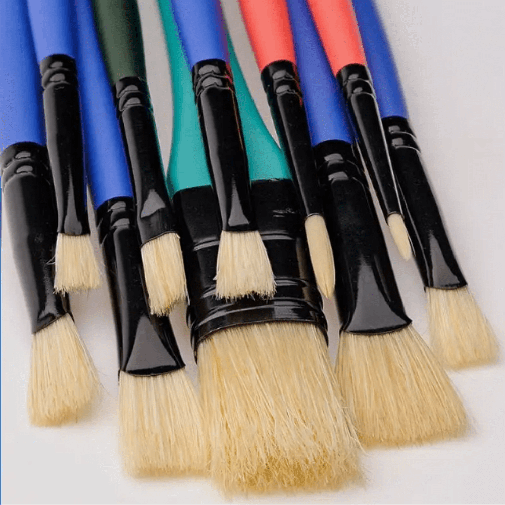 Набор кистей для рисования Himi "Miya Little Bird", микс, 10 шт, розовый - 4