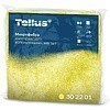 Салфетка из микроволокна Tellus, 220 гр/м2, 35х35см, 5шт/упак, желтый - 2