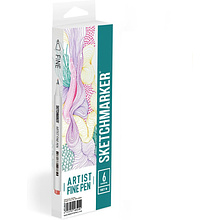 Ручки капиллярные "Sketchmarker. Basic 2"