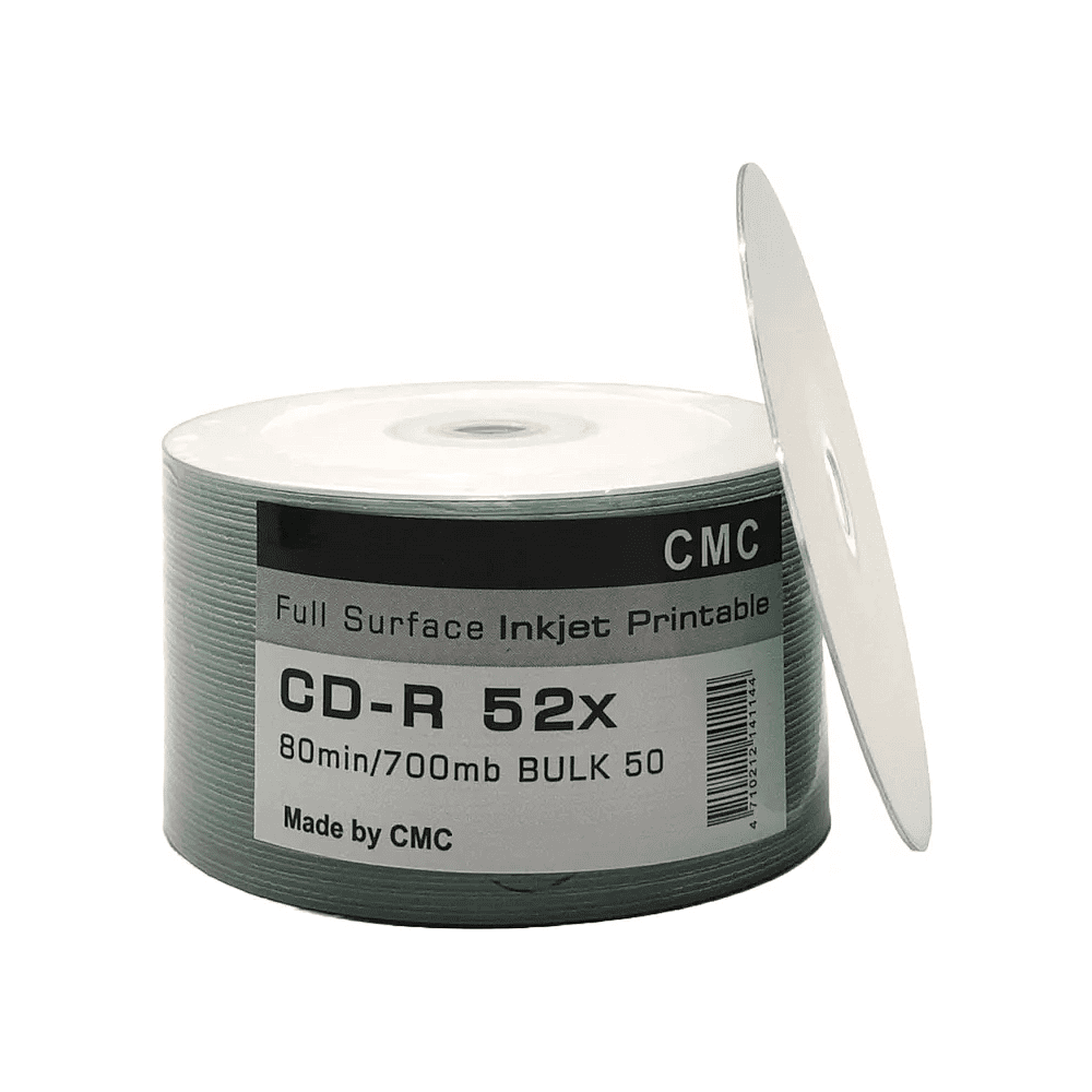Диск CD-R, 700Mб, 52x, CMC Printable, 50 шт