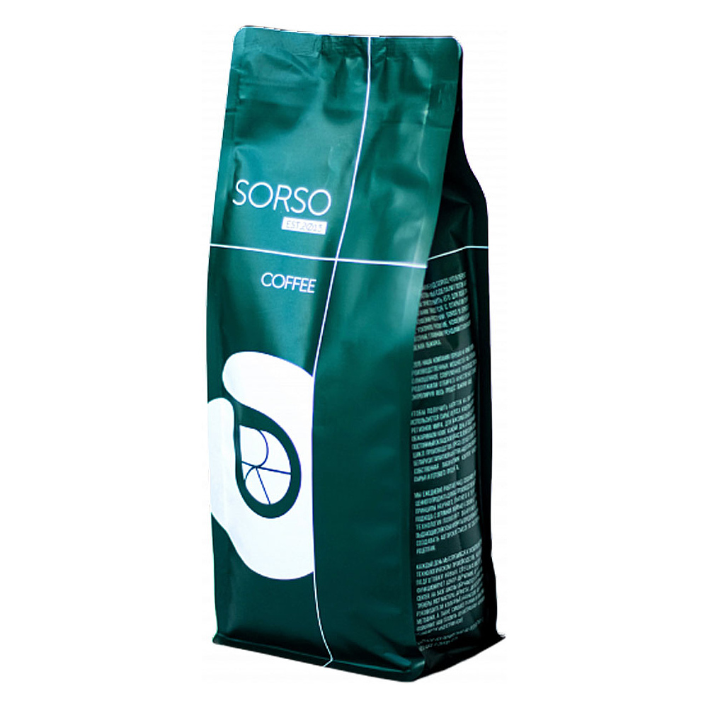 Кофе "Sorso" Фирменный бленд 90/10, зерновой, 1000 г - 2