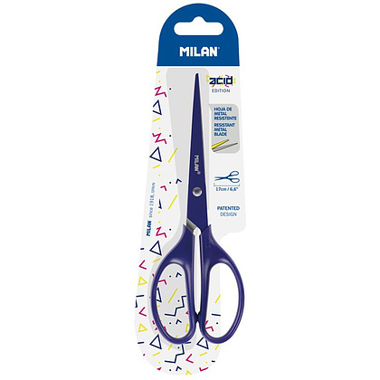 Ножницы "Acid", 17 см, синий