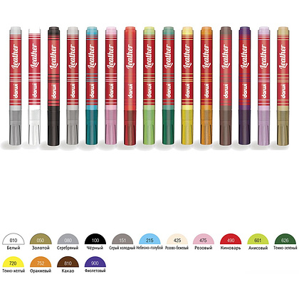 Маркер акриловый для кожи "Darwi", 2 мм, холодный серый - 6