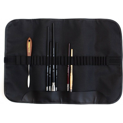 Пенал-органайзер "Малевичъ" для кистей, 34х48, черный - 3